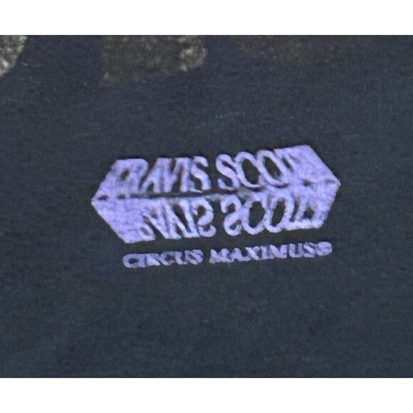 Travis Scott Circus Maximus Tour Tee Black Graphic Lightning Flower Shirt XL - Picture 5 of 5